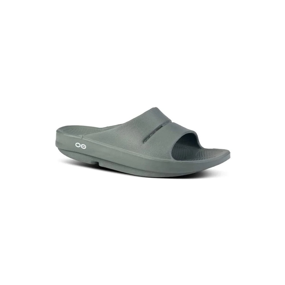 Oofos MEN'S OOAHH SLIDE SANDAL - OLIVE